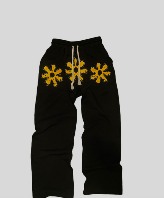 “CRUNV” Rhinestone Sweatpants